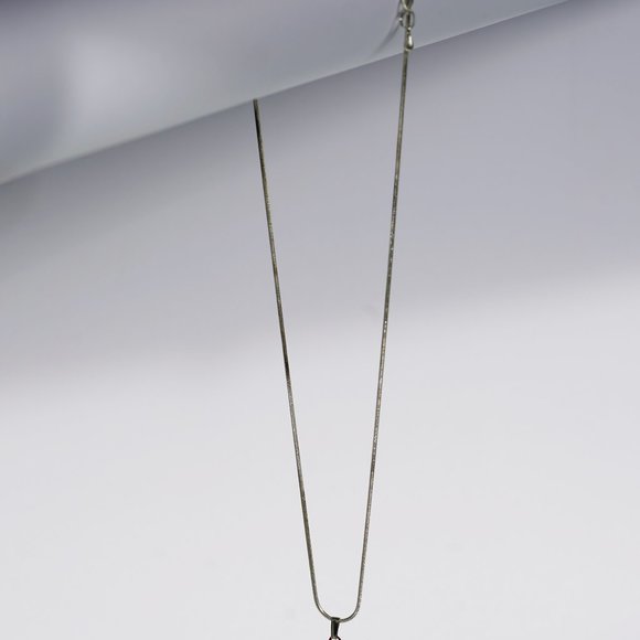 Handmade 1" Glass Tile with Stamped Diamond and Pa - Picture 4 of 4